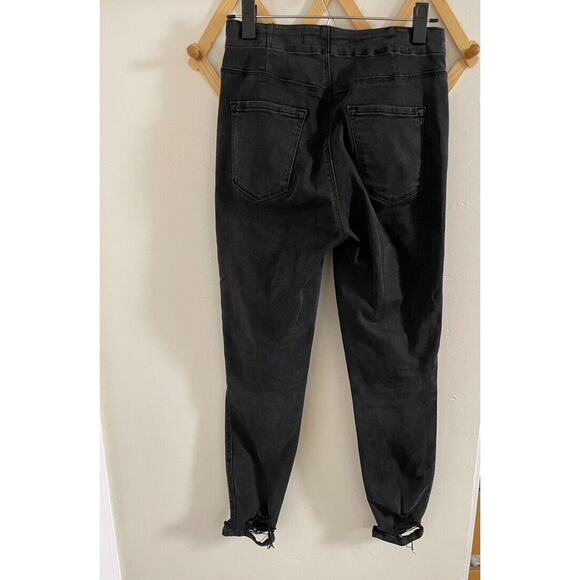 J Brand Jeans Women's 27 Natasha Sky-High Cropped Skinny Bellatrix Destruct - Picture 9 of 12